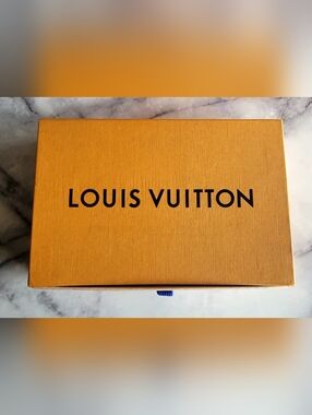 Authentic Louis Vuitton Empty Box 8.25"x 5.5x 1.75” Pull Drawer Gift Wallet  Box
